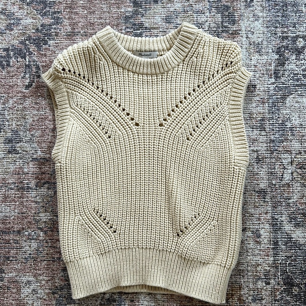 Women’s Madewell sweater vest xxs like new